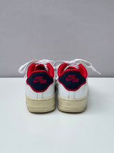 Load image into Gallery viewer, Nike Air Force 1 DBL White Red Obsidian Low Sneakers