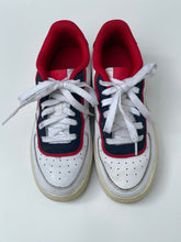 Load image into Gallery viewer, Nike Air Force 1 DBL White Red Obsidian Low Sneakers