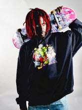 Load image into Gallery viewer, Goldsmith Vintage X Rough Trade black oversized hoody