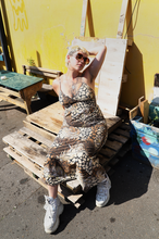 Load image into Gallery viewer, Animal print y2k maxi strappy dress