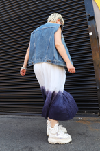 Load image into Gallery viewer, Maxi white tie-dye gradient summer dress