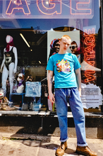 Load image into Gallery viewer, Goldsmith X Rough Trade blue t-shirt
