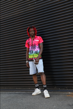 Load image into Gallery viewer, Pink purple sunset beach Hawaiian shirt