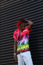 Load image into Gallery viewer, Pink purple sunset beach Hawaiian shirt