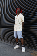 Load image into Gallery viewer, Joseph & Feiss bamboo pattern cream hawaiian shirt