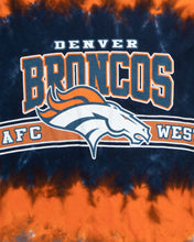 Load image into Gallery viewer, NFL Denver Broncos Orange/Blue Tie-dye Short Sleeve Shirt