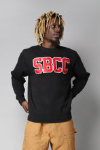Load image into Gallery viewer, Black oversized long sleeve SBCC sweatshirt