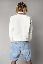 Load image into Gallery viewer, Lacoste cream white '80s leather jacket