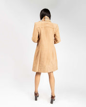 Load image into Gallery viewer, Light brown Ice Berg fitted coat