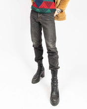 Load image into Gallery viewer, Casucci faded black regular fit denim jeans