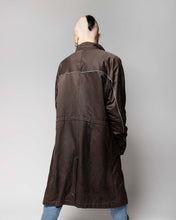 Load image into Gallery viewer, Emporio Armani brown multi pocket high neck long coat
