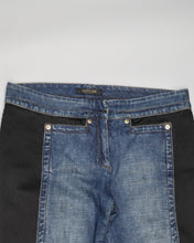 Load image into Gallery viewer, Roberto Cavalli y2k patchwork crop jeans
