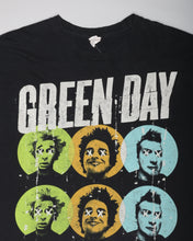 Load image into Gallery viewer, Black Green Day graphic print band T-shirt