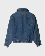 Load image into Gallery viewer, Moschino blue denim long sleeved regular fit detachable lining jacket
