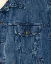 Load image into Gallery viewer, Moschino blue denim long sleeved regular fit detachable lining jacket