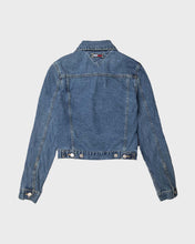 Load image into Gallery viewer, Tommy Hilfiger cropped denim long sleeved regular fit jacket
