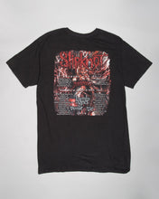 Load image into Gallery viewer, Black short sleeved casual fit Slipknot tour t-shirt