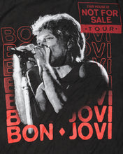 Load image into Gallery viewer, Black short sleeved Bon Jovi 2018 Tour T-shirt