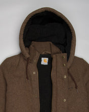 Load image into Gallery viewer, Brown carhartt hooded casual fit jacket