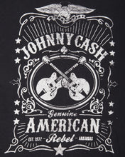 Load image into Gallery viewer, Black Johnny Cash regular fit short sleeve t-shirt