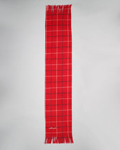 Load image into Gallery viewer, Authentic Conte of Florence red checked scarf
