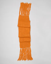 Load image into Gallery viewer, Rust orange long chunky knit scarf