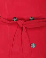 Load image into Gallery viewer, London Fog red belted trench coat