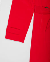 Load image into Gallery viewer, London Fog red belted trench coat
