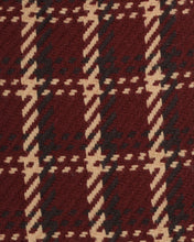 Load image into Gallery viewer, BURGUNDY CHECKED SCARF