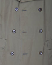 Load image into Gallery viewer, Olive belted '70s trench coat