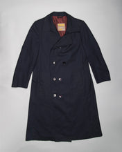 Load image into Gallery viewer, Tessuto bossi dark navy casual fit trench coat