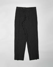 Load image into Gallery viewer, Black pinstripe '90s two piece suit