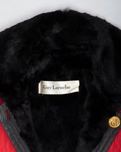 Load image into Gallery viewer, Guy Laroche fur-lined oversized red jacket
