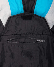 Load image into Gallery viewer, NFL PANTHERS BLACK/BLUE/GREY QUILTED OVERSIZED SPORTS TOP