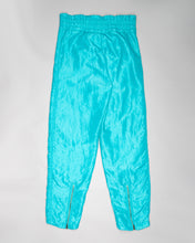 Load image into Gallery viewer, Turquoise blue casual fit high-waisted ski-bottoms