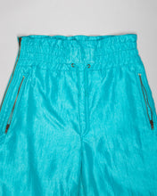 Load image into Gallery viewer, Turquoise blue casual fit high-waisted ski-bottoms