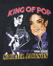 Load image into Gallery viewer, Michael jackson black short sleeved regular fit t-shirt