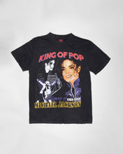 Load image into Gallery viewer, Michael jackson black short sleeved regular fit t-shirt