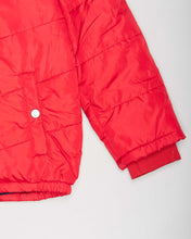 Load image into Gallery viewer, Tommy Hilfiger red/black/white quilted puffer jacket