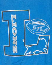 Load image into Gallery viewer, NFL lions royal blue round necked sweater