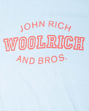 Load image into Gallery viewer, Light blue two tone varsity t-shirt