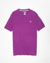 Load image into Gallery viewer, Champion purple short sleeved t-shirt
