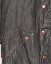 Load image into Gallery viewer, Genuine Versace Oversized Leather Jacket bootleg?