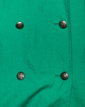 Load image into Gallery viewer, J. Gallery green purple '70s belted trench coat