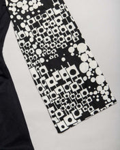 Load image into Gallery viewer, Carla Jane '70s black/white abstract fit and flare dress