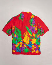 Load image into Gallery viewer, '60s Red Hawaiian Short Sleeve Relaxed Fit Shirt