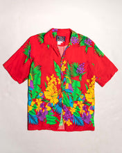 Load image into Gallery viewer, '60s Red Hawaiian Short Sleeve Relaxed Fit Shirt