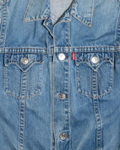 Load image into Gallery viewer, Levis blue denim regular fit long sleeved jacket