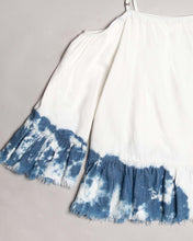 Load image into Gallery viewer, Blank NYC White Blue Tie-Dye Off the Shoulder Top
