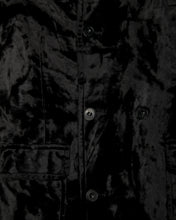 Load image into Gallery viewer, Black velvet DKNY coat